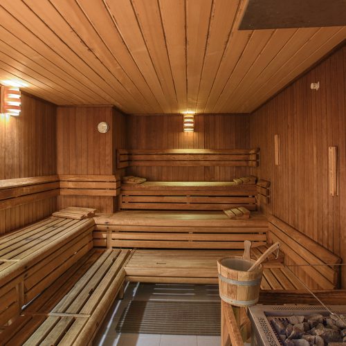 Een blik in onze sauna